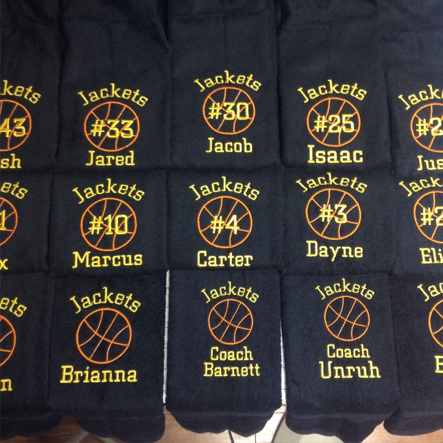Personalized basketball towel basketball team towels