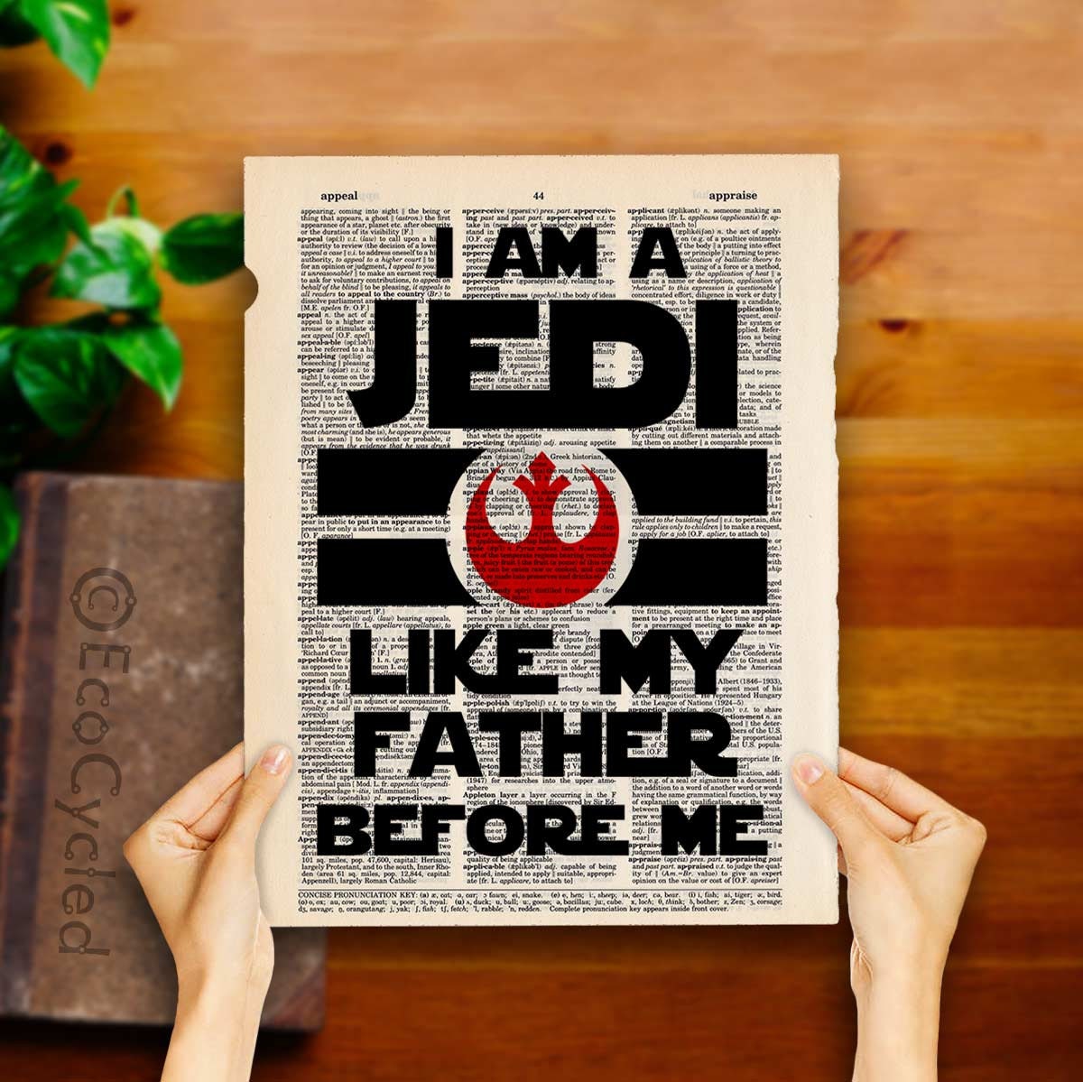 Star Wars I Am A Jedi Like My Father Before Me on Vintage