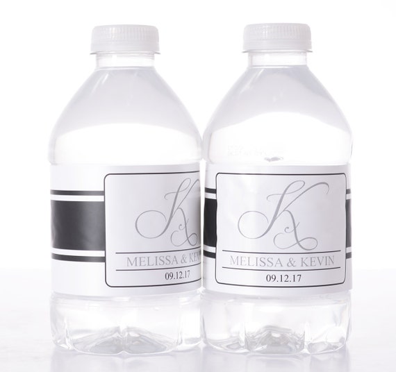 30 Wedding Water Bottle Labels - Need a different quantity? Click on the "choose total" tab to see all pricing Il_570xn