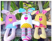 The Carrot Club - Bunny Soft Toys - PDF Pattern