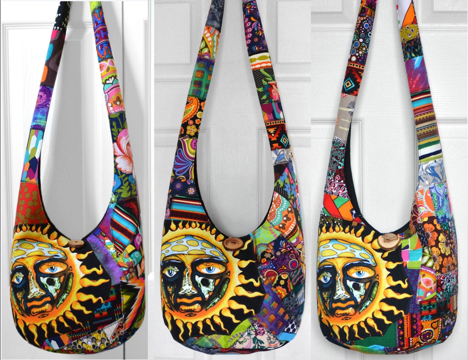 MADE TO ORDER Hobo Bag Crossbody Bag Sling Bag Hippie Purse