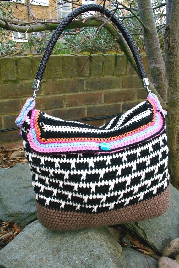Crochet pattern crochet boho bag pattern purse by LuzPatterns