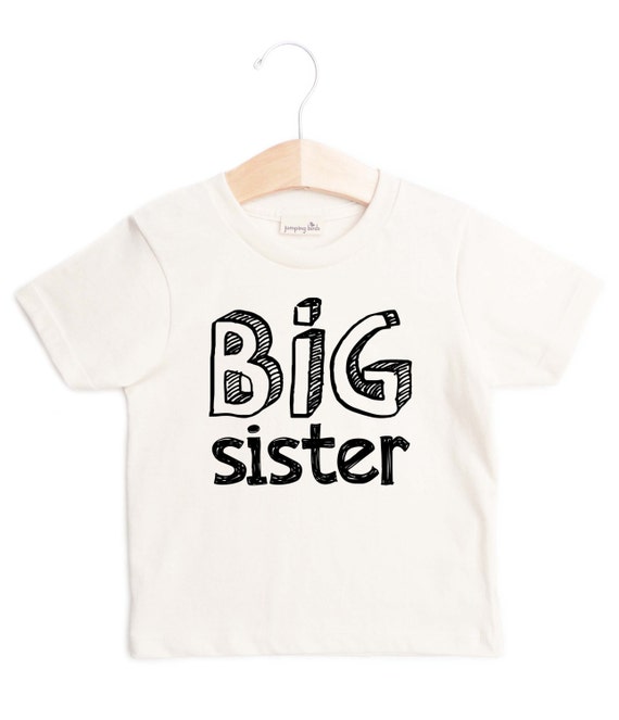 Free US Shipping/ Big Sister Organic Tee shirt/