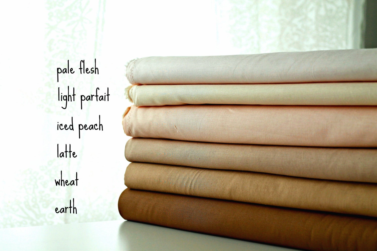 Ice Peach doll skin fabric, by Robert Kaufman fabric by the metre and