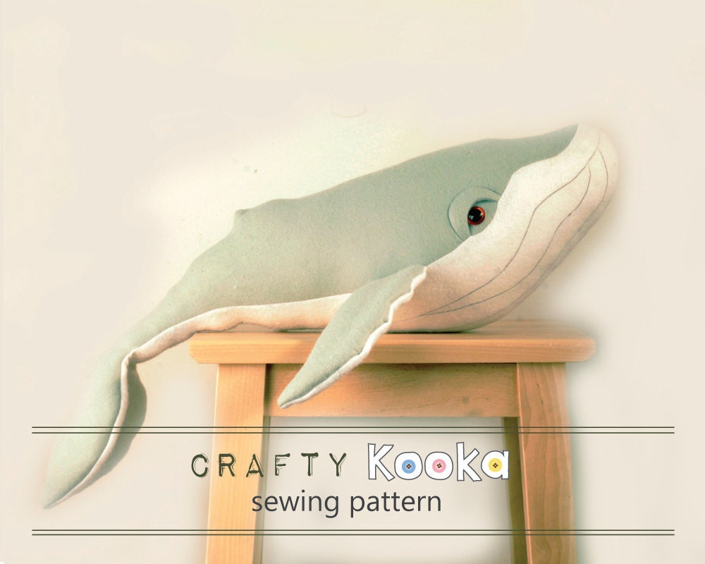 easy whale sewing pattern