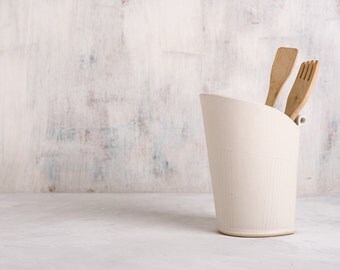 White Kitchen Utensil Holder ceramic utensil holder white utensil jar white modern White Kitchen Utensil Holder ceramic utensil holder white utensil jar white modern