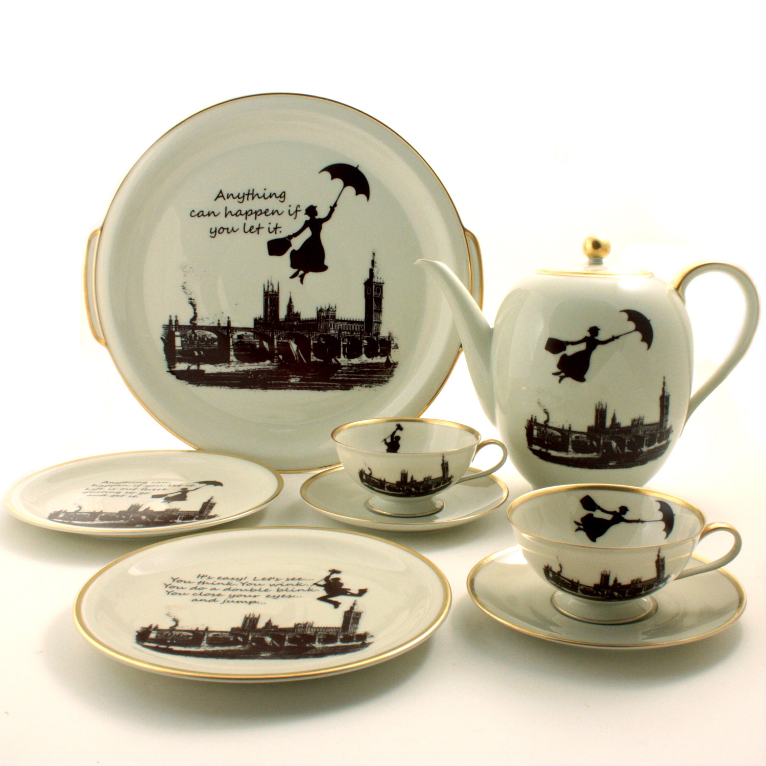 mary poppins tea set