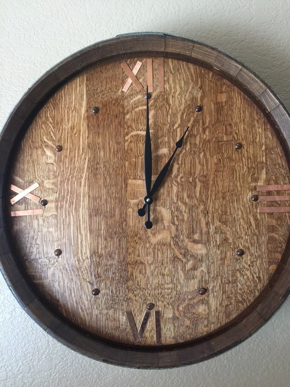 Wine Barrel Clock
