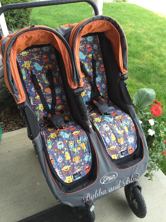 Items similar to 2 stroller liners for double strollers ( city mini