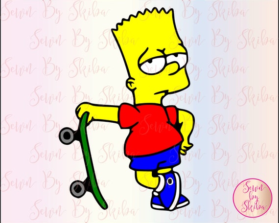 The Simpsons Bart Simpson SVG PNG FCM and Eps/Ai by heatherskiba