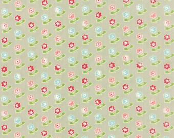 MODA Vintage Picnic Rosie Gray 55121 15 HALF YARD by Bonnie and Camille