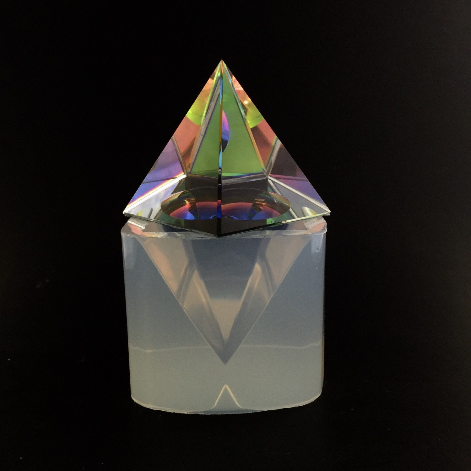 Large Pyramid Mold Clear Silicone Resin Mold Home Decor Mold