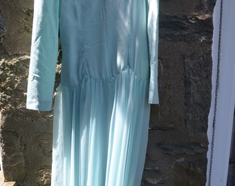 Vintage Dress in Aqua by Morton Myles Size 6