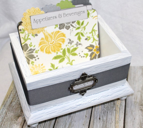 recipe box recipe dividers 4 x 6 recipe cards shabby chic recipe box recipe dividers 4 x 6 recipe cards shabby chic