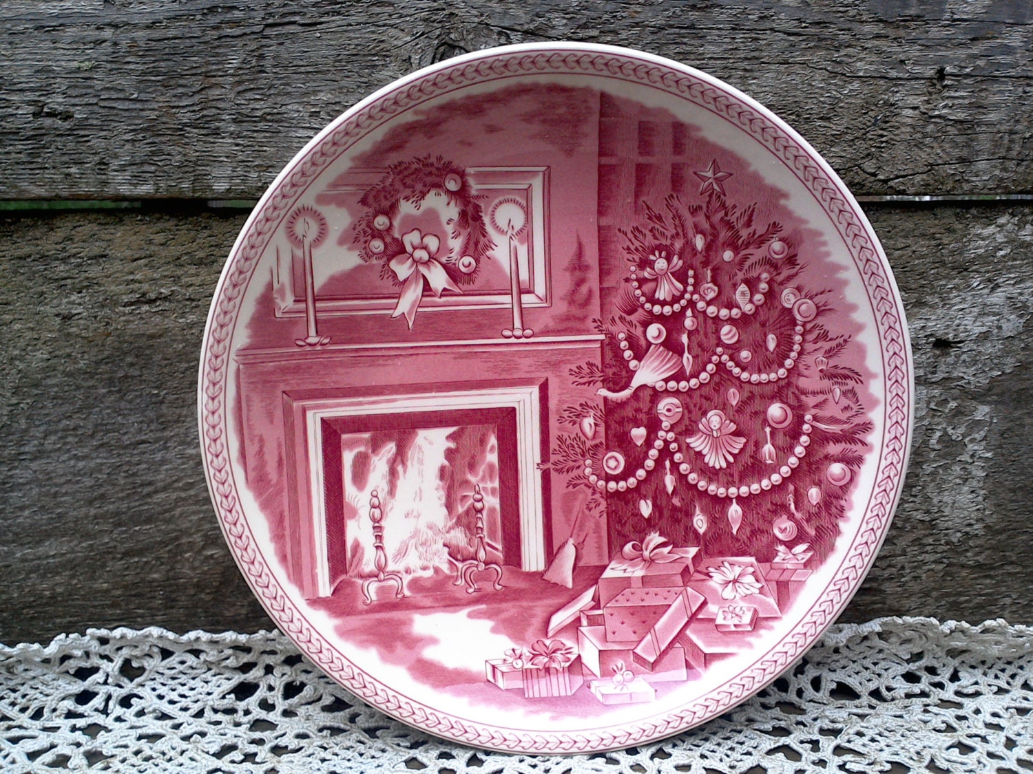 CHRISTMAS SALE CHRISTMAS Plate, Josiah Wedgwood, Williams Sonoma