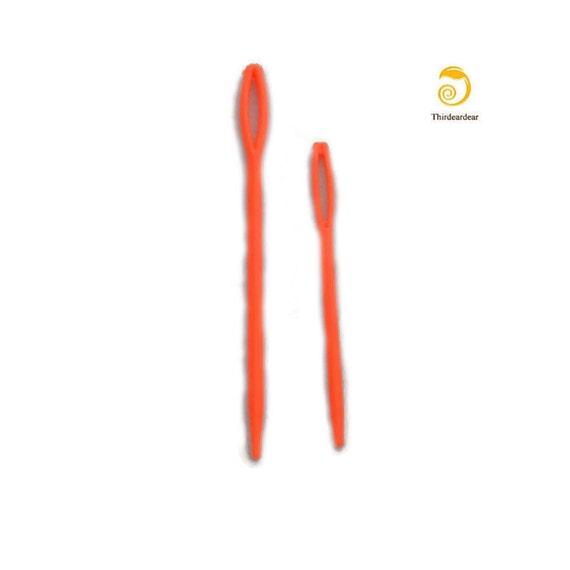2 pcs orange tapestry needles 2 pcs orange tapestry needles