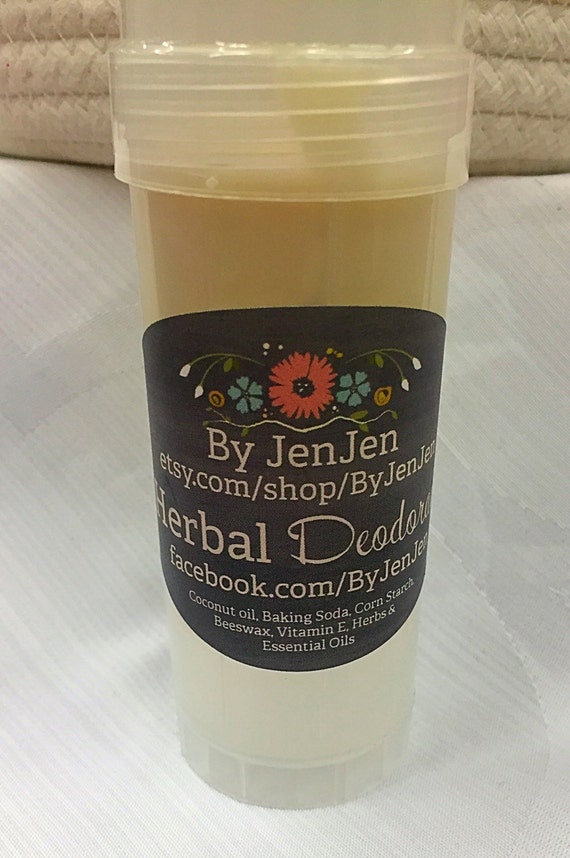 Natural antiperspirant aluminum free herbal healing by ByJenJen