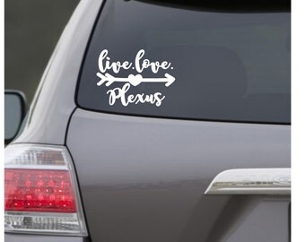 Live.Love.Plexus car decal, Plexus decal