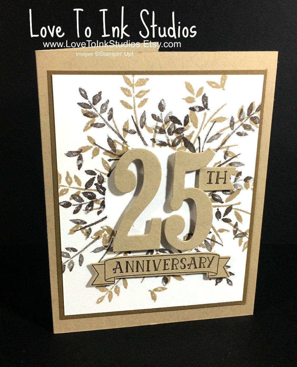 Custom Greeting Card Die Cut Large Numbers Rustic Floral