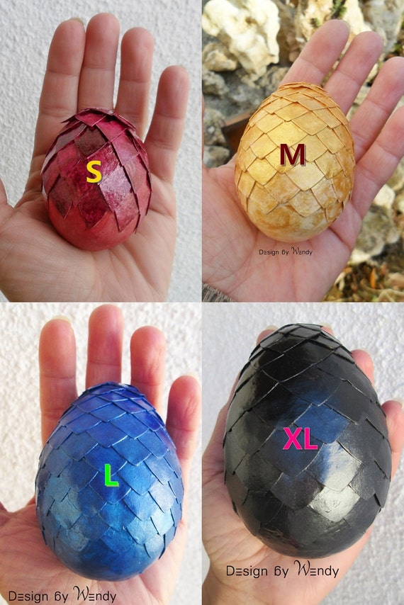 game of thrones dragon eggs size