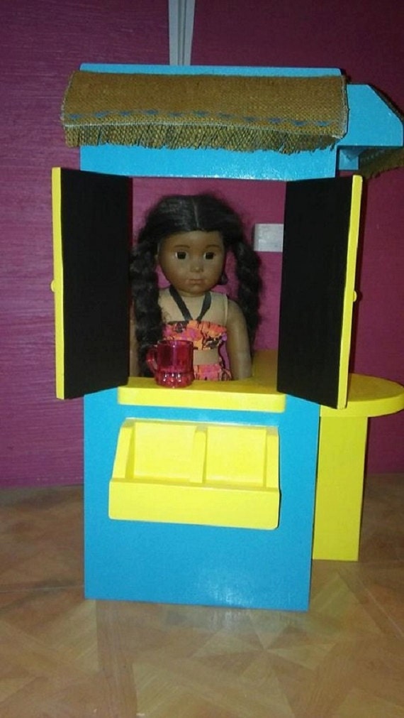 my life as wooden doll stand for 18 inch doll