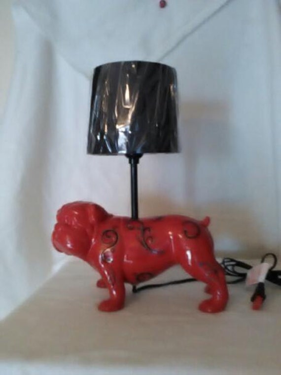 english bulldog lamp by Unlimitedfinds on Etsy