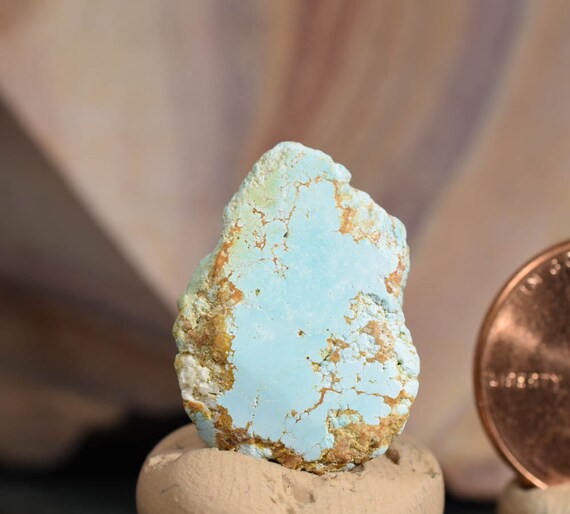 Turquoise gem rough Pilot Mountain mine Nevada