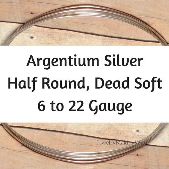 Argentium Silver Round Wire 12 Ga 1 2 Hard