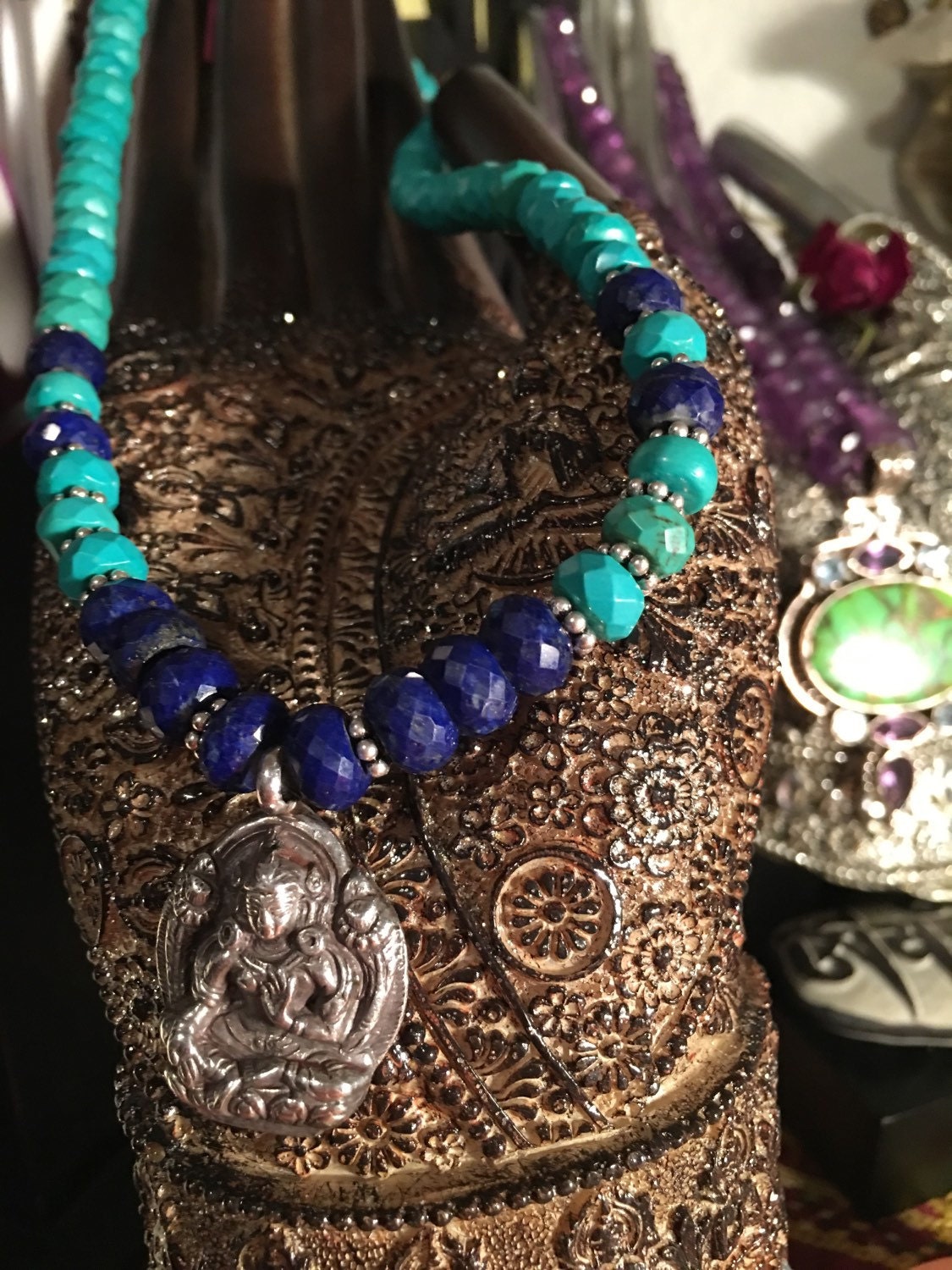 Goddess necklace by TivahNiyahAdornments on Etsy