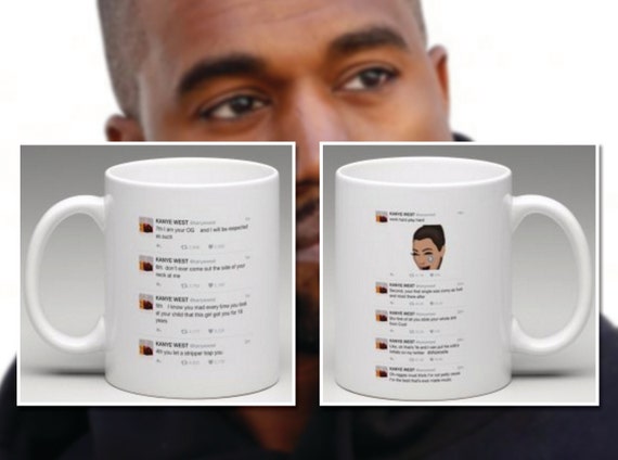 Kanye West & Wiz Khalifa 'Rekt' Mug