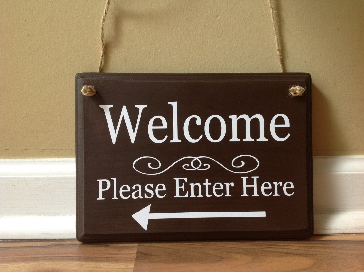 Please be welcome. Door sign. Wooden Door Hanger. Door sign Design. Welcome sign.