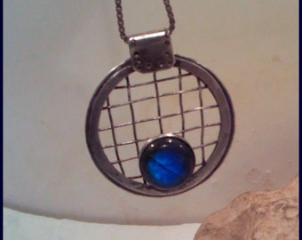 Labradorite Sterling Silver Pendant PS222