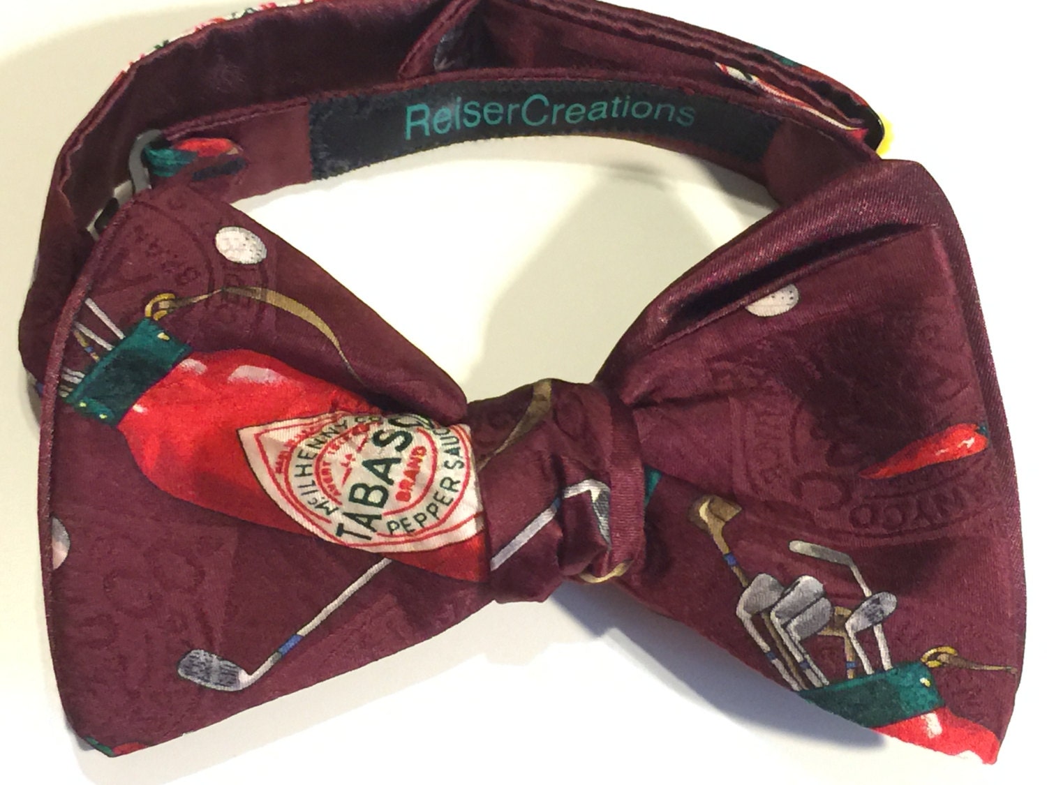 Tabasco and Golf Bow Tie. How Hot is that