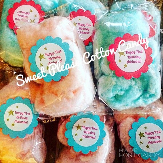 Mini Cotton Candy Favor Bags flavorful by SweetPlseCottonCandy