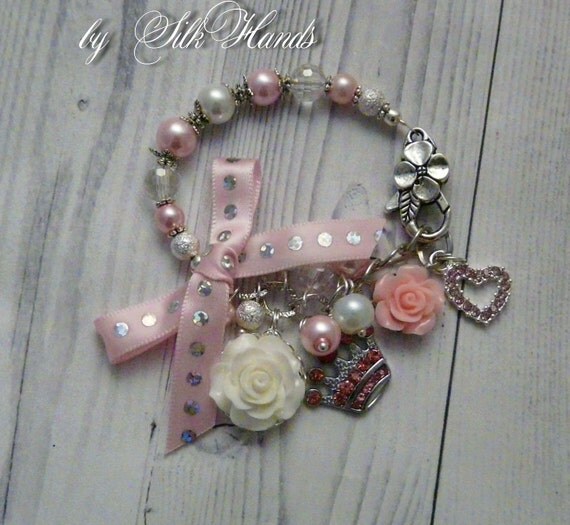 Items similar to Girls Princess Jewelry bracelet Summer bracelet