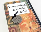 When Nothing Goes Right Go Left - Left Handed Notebook - Left Handed Mini Journal - Lefty Mini Notebook - Lefty Journal - Life Journal When Nothing Goes Right Go Left - Left Handed Notebook - Left Handed Mini Journal - Lefty Mini Notebook - Lefty Journal - Life Journal