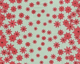 SALE!!! End of bolt, fabric remnant of Christmas Moda fabric - Winter's Lane fabric - Christmas fabric - #16077