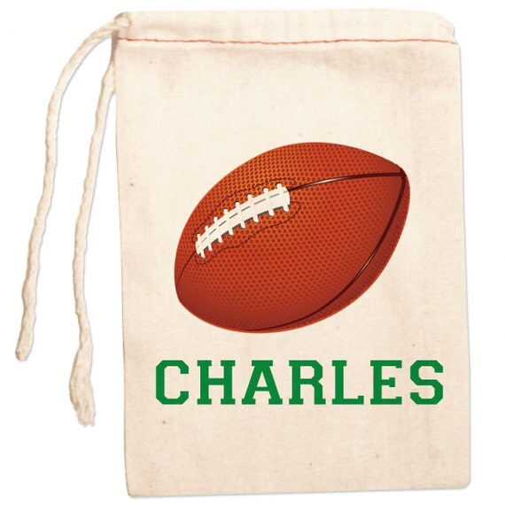 Football Birthday Party Favor Bags Football by ShopPsychobaby