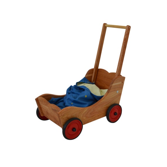 WoodenDoll PramWooden Toy PramHardwood by AToymakersDaughter