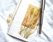 Golden tulips Journal, pocket book or notebook with blank pages with original mixed media cover Golden tulips Journal, pocket book or notebook with blank pages with original mixed media cover