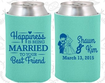 best friend beer koozies