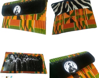 Power to the People Statement Clutch Purse - Black Panther Party - Huey P. Newton - Bobby Seale