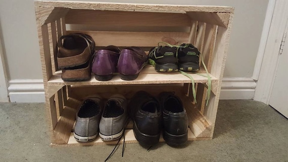 shabby chic wooden shoe rack shelving display handmade shabby chic wooden shoe rack shelving display handmade
