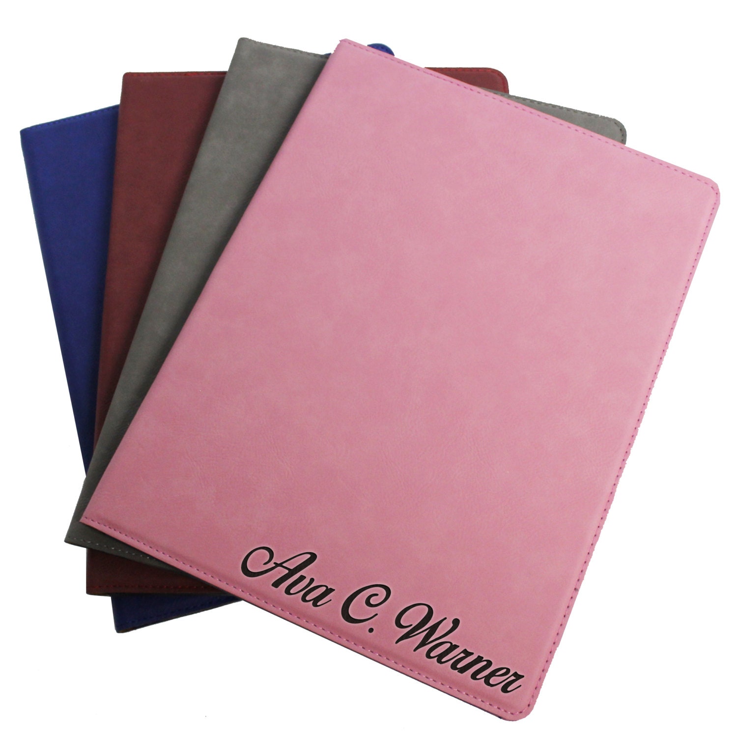 Personalized Portfolio Engraved Leather Portfolio
