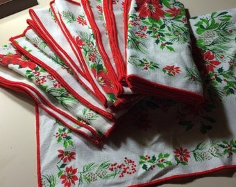 Christmas cloth napkins