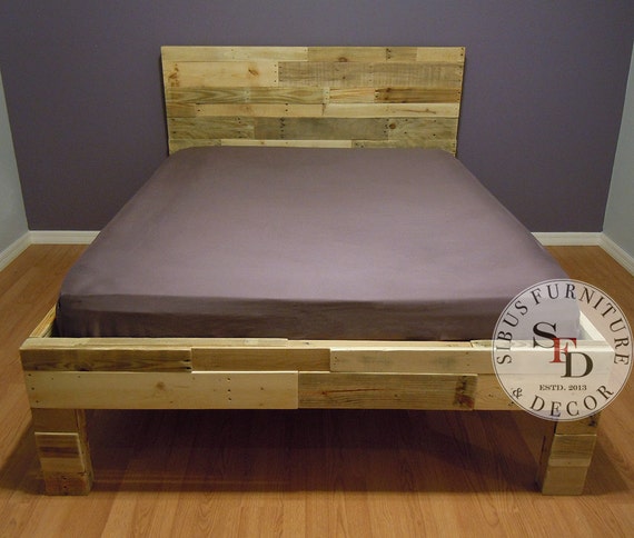 pallet bed frame king