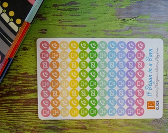 Telephone Planner Stickers | Cell Phone Planner Stickers | Erin Condren | Happy Planner | Call Reminder Stickers | Daily Planner | CL028