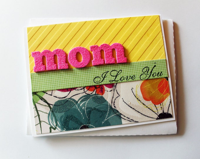 Card for Mom/ Birthday Card / Love Cards/ For Mom /Tailored Cards/ Special Cards/ Unique Cards / Handmade Cards/ Special Occasion Cards