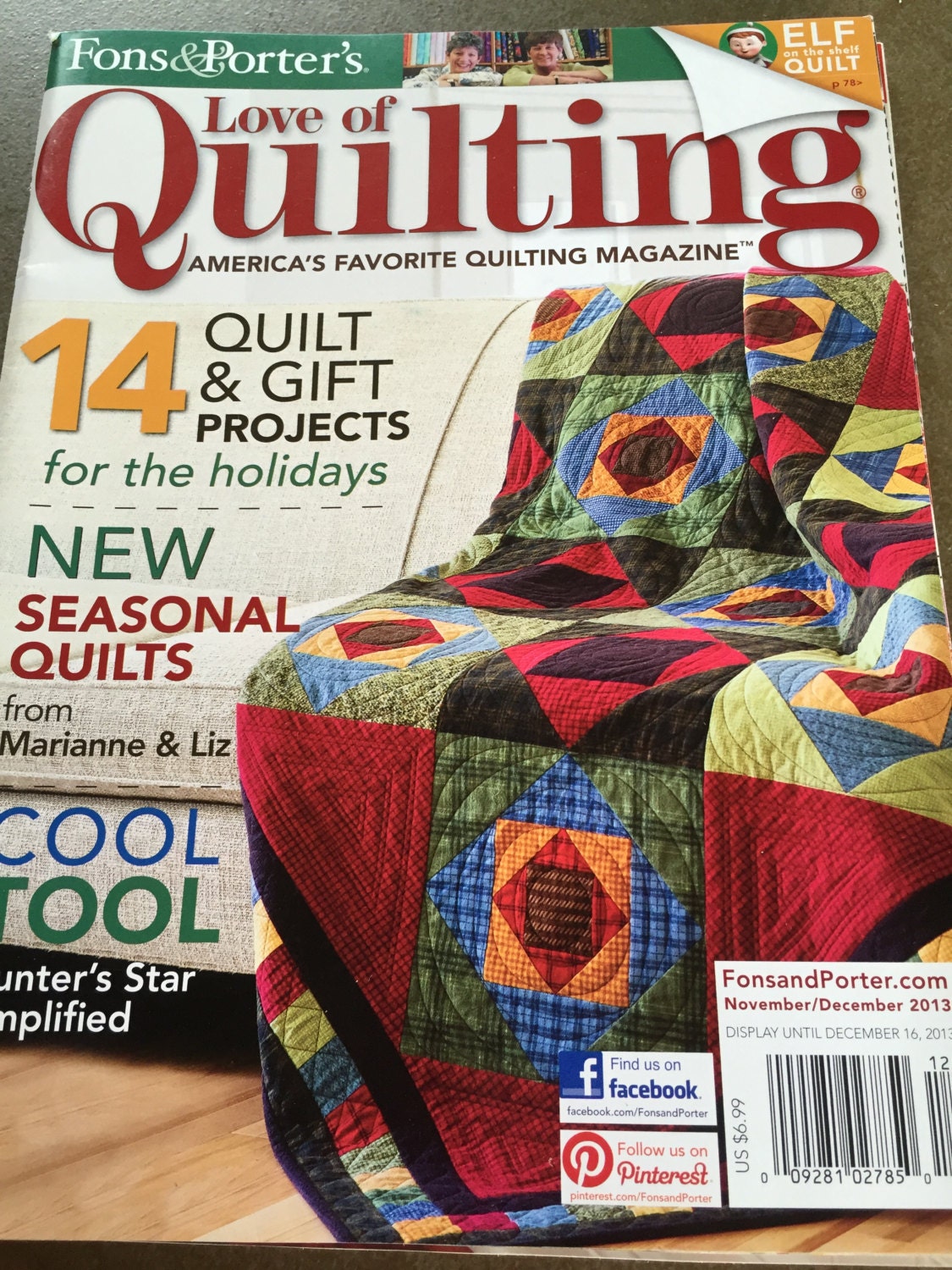 Fons and Porter's Quilting Magazines from AngelynnSewing on Etsy Studio