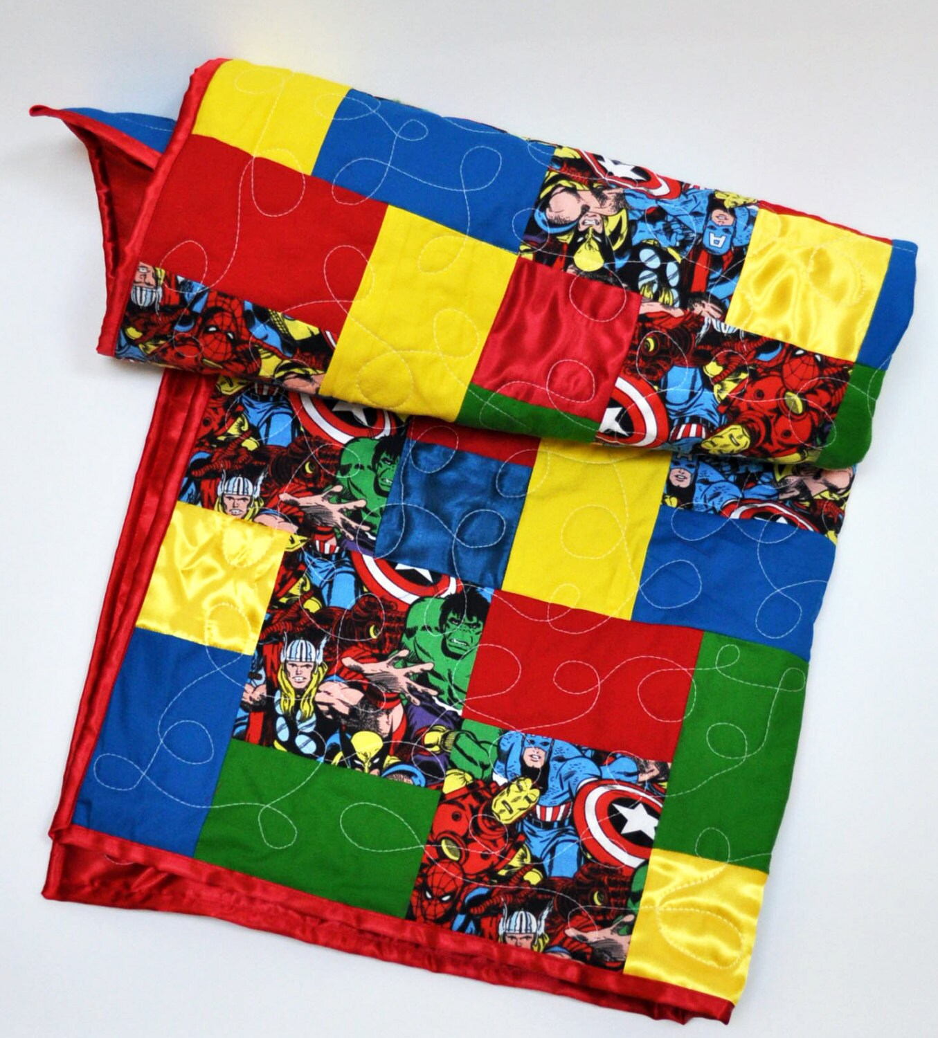 READY TO SHIP Avengers Quilt Avengers Nursery Avengers Baby